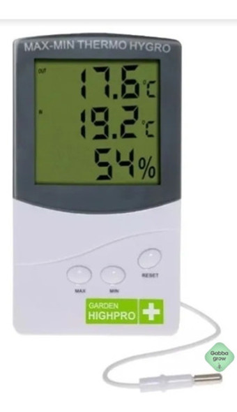 Termohigrometro Prohygro Garden Medium Cultivo Humedad Gabba 0