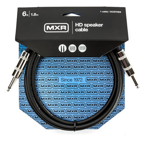 Cable De Altavoz Mxr Heavy Duty Ts De 1/4 Pulgadas 6 Ft|1.8 0