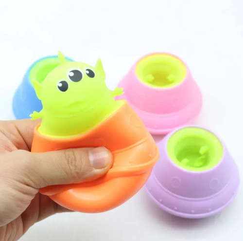 Amansaloco Alienígena Sale Nave Stress Squishy Ovni Caja X12 1