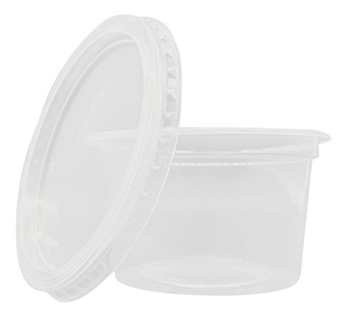 Pote Descartável Redondo Freezer Microondas 200ml C/24 0