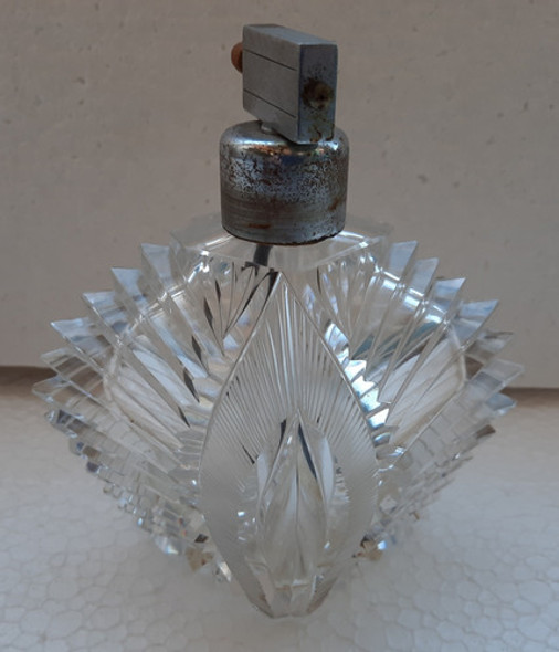 B. Antigo - Perfumeiro Antigo Em Cristal Tchecoslováquia 0