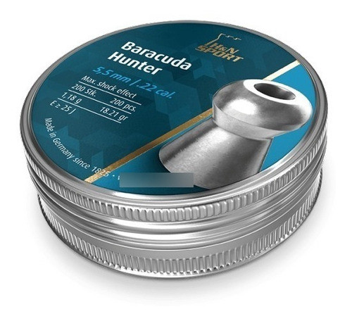 Balines Barracuda Hunter H&n 5,5 X200u - 18 Grains - Caza 1