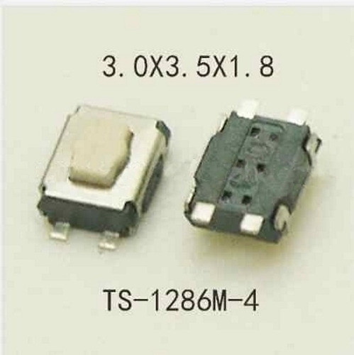 X10 Push Button Boton Pulsador Tact Switch 3,0x3,5x1,8 Mm 1