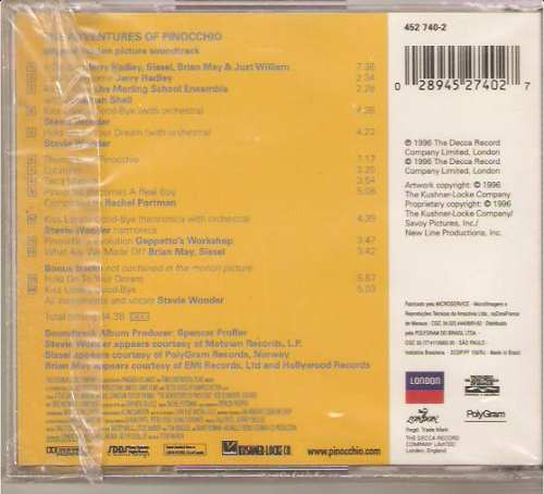 Cd T.s  The Adventures Of Pinocchio 1