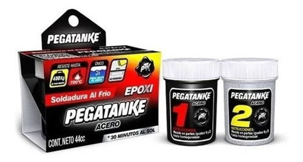 Soldadura Al Frio Pegatanke Acero 400 Kg 700°c 34cc 1