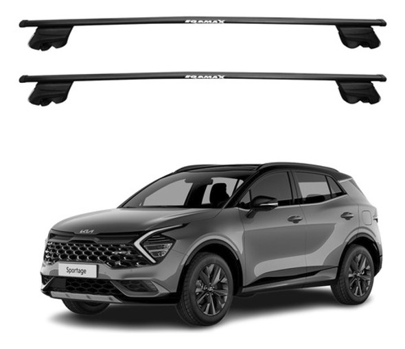 Barras De Techo Eqmax Beta Kia Sportage Nueva 2017-22 Negro 0 Barras De Techo Eqmax Beta Kia Sportage Nueva 2017-22 Negro 0