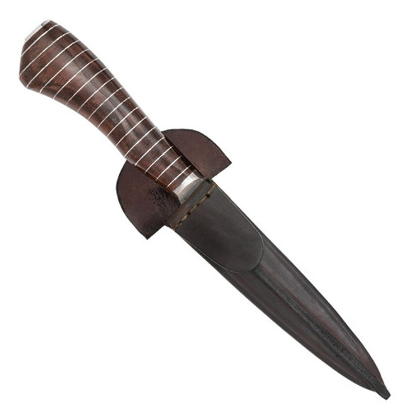 Cuchillo Suela Combinado 14cm Acero Inox Vaina Vaqueta  ... 0