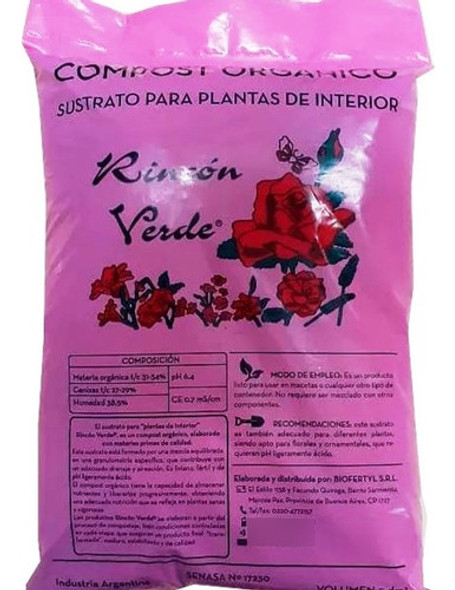 Tierra Mejorada Compost Rincon Verde Biofertyl 5dm3 0