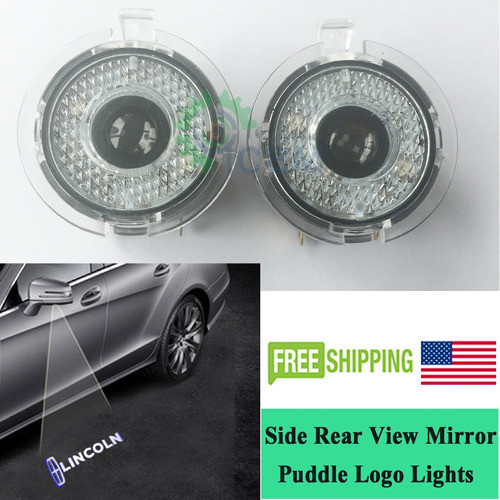 2 X Leds Espejo Retrovisor Lateral Puddle Logo Luces Para Li 0