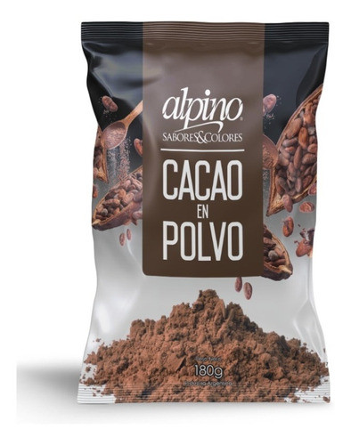 Cacao En Polvo Amargo Alpino X 180 Gr Reposteria Belgrano 0