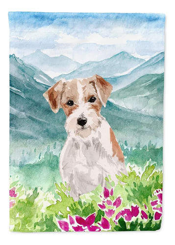 Caroline's Treasures Ck1963gf Mountian Flowers Jack Russell 0