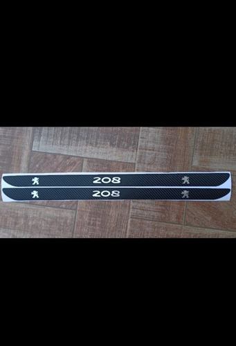 Protectores De Zócalo En Vinilo Personalizado Peugeot 208 2p 1
