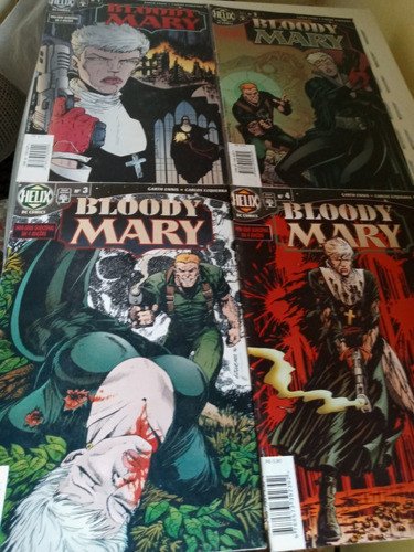Hq Bloody Mary Nº 1 E 2 - Ed Abril Helix Dc Comics 0