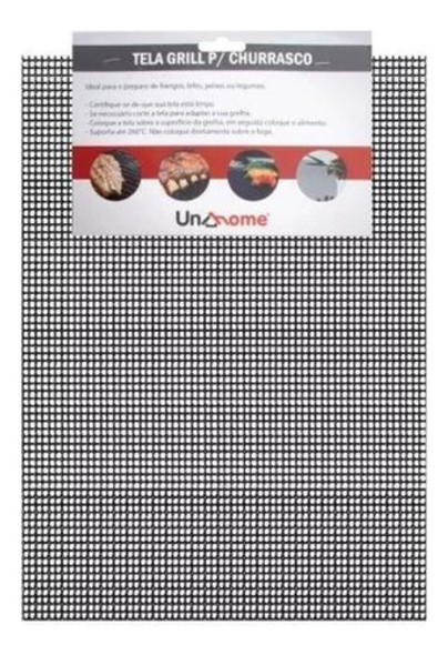 Tela Tapete Grill Para Churrasqueira De Metal Flexível Forno 0