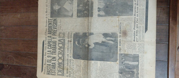 Diario Democracia Peronismo 0