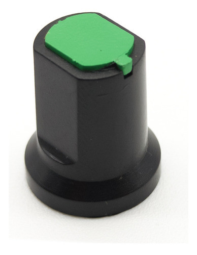 2 Perillas Potenciometro Verde Cla 16mm X 19mm Eje Estriado 0