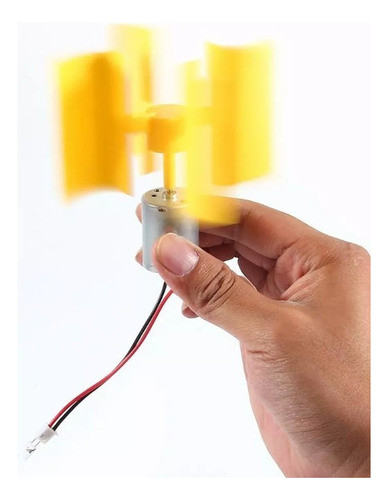 Kit Generador De Energía Eólica 1w, Kit Ideal Maquetas Curso 0