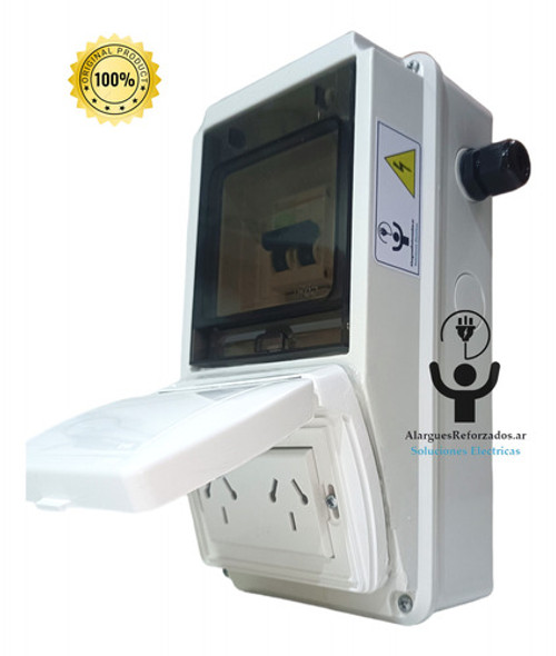 Tablero Eléctrico Enchufe Exterior Junior 10ax2 Ip65 1 Tablero Eléctrico Enchufe Exterior Junior 10ax2 Ip65 1