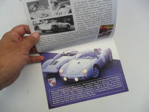 Jva Porsche 550 Spyder Antiguo Folleto No Manual Catalogo 1