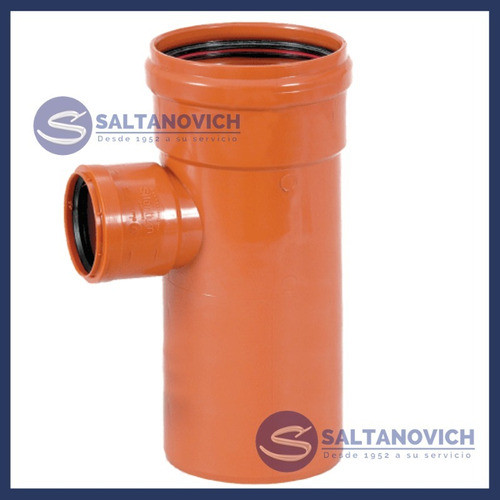 Tee Desague 110 X 50 Mm Silentium 90° Reducción Mh Amanco 1