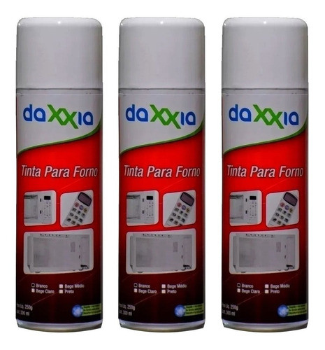 3 Tinta Branco Brilhante P/ Forno Microondas Interno Externo 0