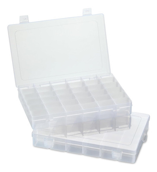 Organizador De Plástico Transparente Con 36 Compartimentos 0