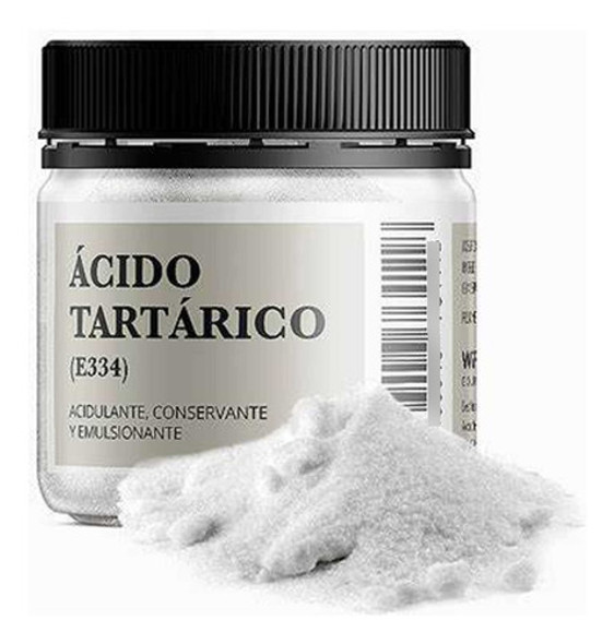 Ácido Tartárico Grado Alimenticio 500 Grs 1