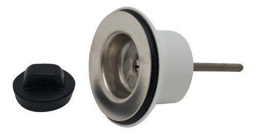 Sopapa Desagüe 4 Cm Acero Base Pvc 0