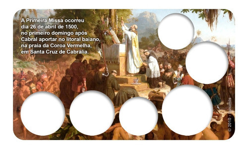 Display Expositor Com Case Para Moedas Série Réis Vicentinas 1