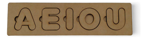 Tablero Vocales Mdf 0