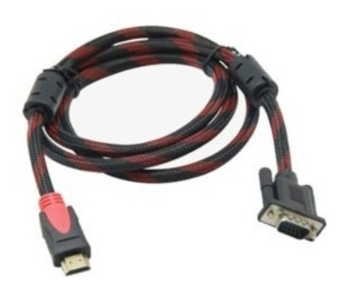 Cable Hdmi Vga 1,5 Mts Metros Conexión Pc Monitor Imagen 1