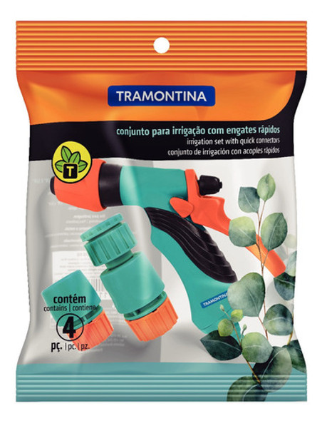 Pistola De Riego Tramontina Con Acople Rapido Plastica 1 Pistola De Riego Tramontina Con Acople Rapido Plastica 1