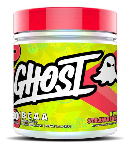 Bcaa Powder Ghost Kiwi Sabor Morango 30 Porções 0