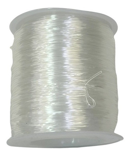 Tanza Elástica Elastizada Transparente 0,6mm X 1200 Metros 1