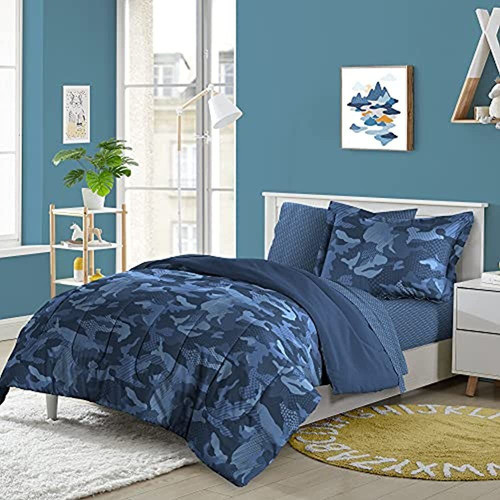 Dream Factory Geo Camo Easy-wash Super Soft Comforter Ropa D 1
