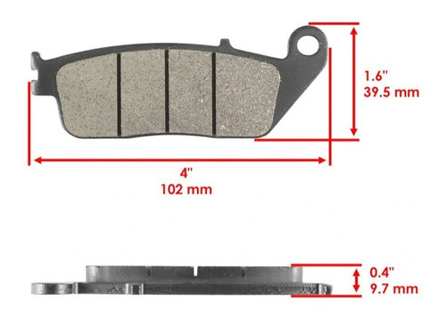 Pastillas Freno Para Suzuki Honda Triumph Y Otros. 128 1