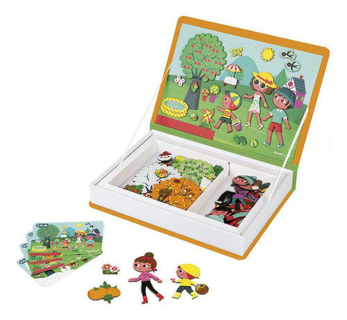 Libro Magnetico 4 Estaciones Janod 1