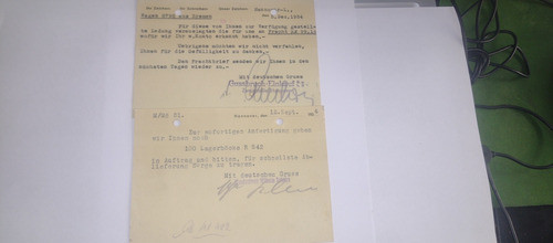 Alemania 3er Reich Lote 2postales Usadas Comerciales 1
