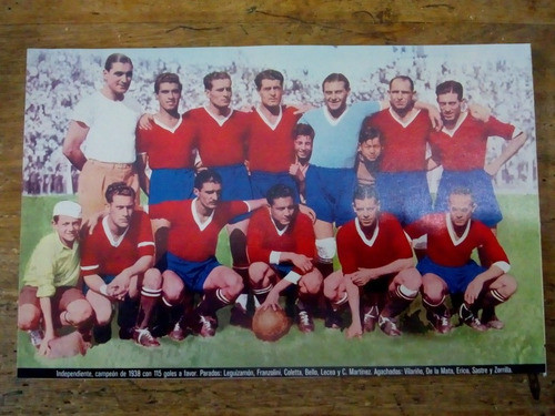 Recorte Independiente Campeón De 1938 0