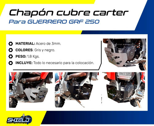 Chapon Cubre Carter Guerrero Grf 250 1