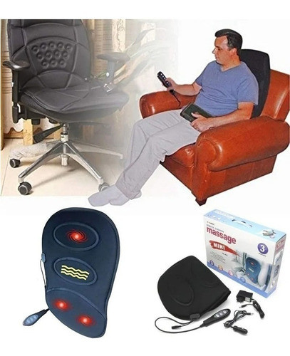 Mini Massage Masajeador Para Asiento Para Casa O Auto 1