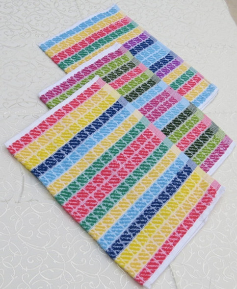 Repasador De Toalla Multicolor X Docena 1