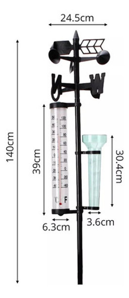 Kit De Estação Climática Para Termômetros E Pluviômetro 1