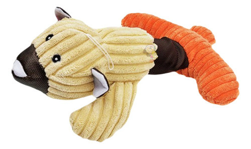 Juguete Para Perros Oso De Peluche Osito Con Chifle Agarre 0