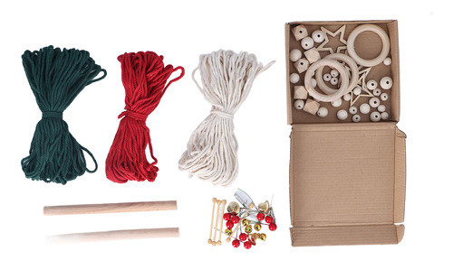 Kit De Decoração Suspensa De Natal Com Suprimentos De Macram 0
