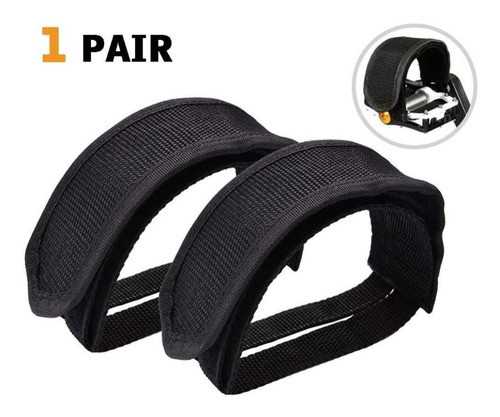 Firma Pé Correia/pedal/velcro Fixed Gear Preto 1