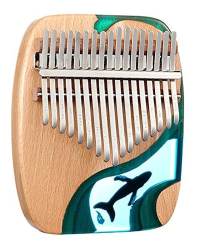 Hluru Resin Ocean Blue Kalimba | Nuevo Piano De Pulgar De Ta 1