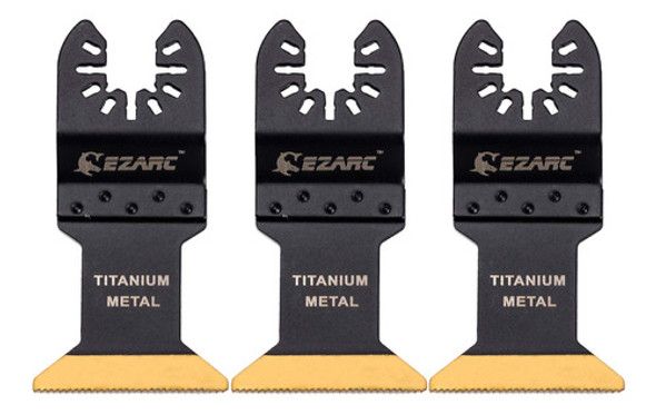 Sierra Oscilante Titanium Ezarc, 3 Pack, Para Metal Y Madera 0 Sierra Oscilante Titanium Ezarc, 3 Pack, Para Metal Y Madera 0