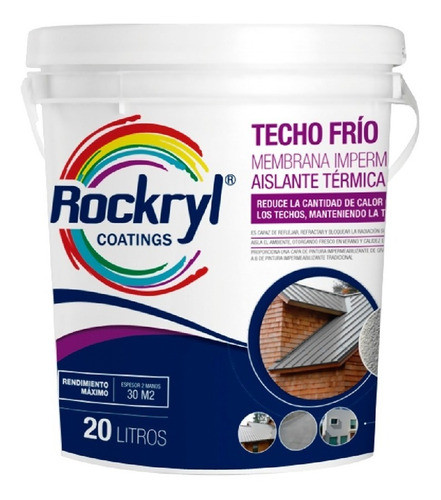 Membrana Impermeabizante Aislante Termico Rockryl 20 L 0