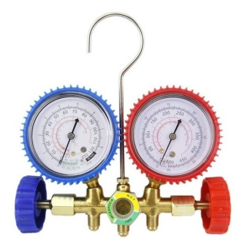 Hvac Aire Acondicionado Diagnóstico Manómetro Kit W/3 Color 1